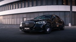 Mercedes Benz S Class, Black cars, 2022, 4K wallpaper