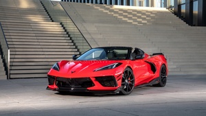 , 2022, Chevrolet Corvette Stingray Convertible, 4K wallpaper