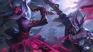 Katarina, Master Yi, League of Legends, 4K wallpaper