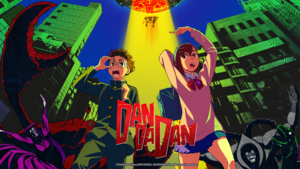 Okarun (Dandadan), Dandadan, Aira (Dandadan), Anime series, 4K wallpaper