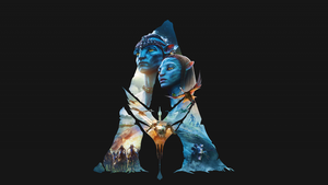 Avatar: The Way of Water, Dark background, Avatar 2, 2022 Movies, 4K wallpaper