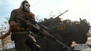 Call of Duty: Modern Warfare, Ghost, Sniper rifle, 4K wallpaper
