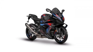 BMW M 1000 RR M Competition, 2024, Sports bikes, White background, 4K wallpaper