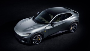 Ferrari Purosangue, SUV, Dark background, 2022, 4K wallpaper