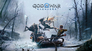 God of War Ragnarök, Key Art, Kratos, Freya, Atreus, 2022 Games, PlayStation 4, PlayStation 5, 4K wallpaper