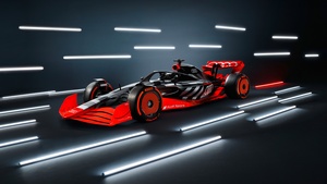 Audi F1 launch livery, Formula E racing car, 2022, 4K wallpaper