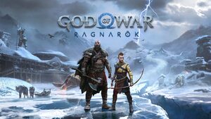 God of War Ragnarök, Game Art, Kratos, Atreus, 2022 Games, PlayStation 4, PlayStation 5, Leviathan Axe, 4K wallpaper