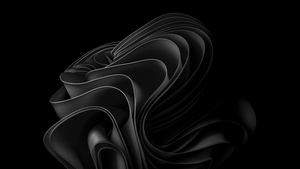 Windows 11, AMOLED, Dark Mode, Abstract background, Black background, 4K wallpaper