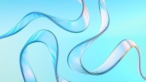 3D background, Cyan, Glass, Light, Abstract background, 4K wallpaper