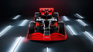 Audi F1 launch livery, Formula E racing car, 2022, 4K wallpaper