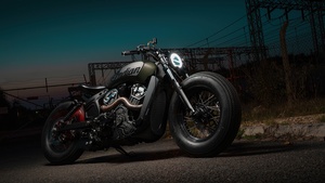 Custom motorcycle, Cruiser motorcycle, 4K wallpaper