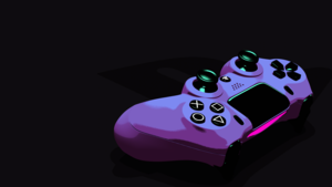 PlayStation 4 Controller, Gamepad, Game Controller, Dark background, Dark aesthetic, 4K wallpaper