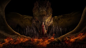 House of the Dragon, Syrax, Rhaenyra Targaryens dragon, Milly Alcock, Princess Rhaenyra Targaryen, Season 1, 2022 Series, Syrax, 4K wallpaper