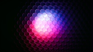 Geometric, Hexagons, Patterns, Texture, Futuristic, Neon glow, Vibrant, Digital Art, Modern, Gradient Abstract, 4K wallpaper