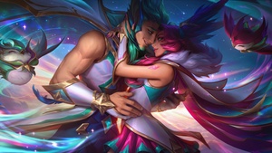 League of Legends, Xayah, Rakan, 4K wallpaper