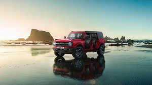 Ford Bronco 4-door Outer Banks, 2022, 4K wallpaper