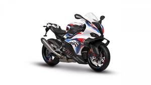 BMW M 1000 RR, 2024, White background, 4K wallpaper