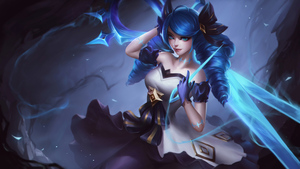 Gwen, League of Legends, 4K wallpaper