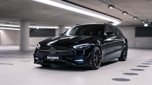 Mercedes-Benz C-Class, Black cars, 4K wallpaper