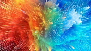 Color explosion, Color splash, Beautiful, Colorful, Particle explosion, 4K wallpaper