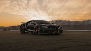 Bugatti Chiron Sport, Hyper Sports Cars, Black cars, 4K wallpaper