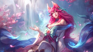 League of Legends, Ahri, 4K wallpaper