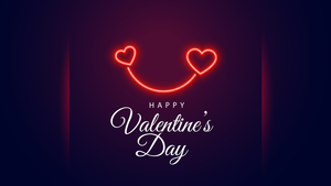Happy Valentines Day, February 14th, Love hearts, Dark background, 4K wallpaper