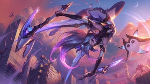 Akali, League of Legends, 4K wallpaper