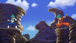 Goku vs Vegeta, Battle, Super Saiyan Blue, Dragon Ball Super, 4K wallpaper