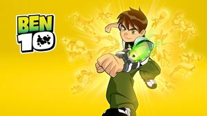 Ben Tennyson, Ben 10, Cartoon Network, Yellow background, 4K wallpaper