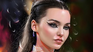 Dove Cameron, American singer, Girly backgrounds, 2022, 4K wallpaper