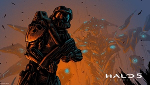 Halo 5: Guardians, Artwork, Master Chief, 4K wallpaper
