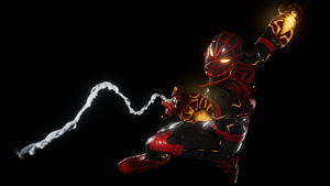 Spider-Man: Miles Morales, PC Games, PlayStation 4, PlayStation 5, Marvel Superheroes, Black background, AMOLED, Spiderman, 4K wallpaper