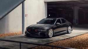 Genesis G70, Luxury Sedan, Custom tuning, 4K wallpaper