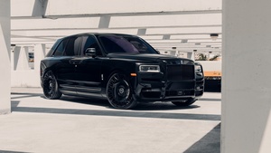 Rolls-Royce Cullinan, Black cars, 4K wallpaper
