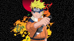 Dark background, Naruto Shippuden, 4K wallpaper