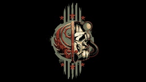 Fallout, Brotherhood, Black background, AMOLED, 4K wallpaper