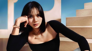 K-pop idol, Lisa, Portrait, 4K wallpaper