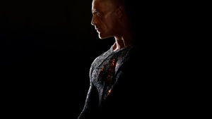 Dwayne Johnson, Black Adam, 2022 Movies, DC Superheroes, DC Comics, Black background, AMOLED, 4K wallpaper