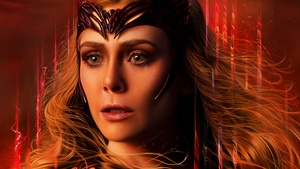 Elizabeth Olsen, Scarlet Witch, Wanda Maximoff, Marvel Superheroes, Marvel Comics, Digital Art, 4K wallpaper