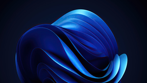 Windows 11, Blue background, Dark background, 4K wallpaper
