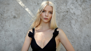Anya Taylor-Joy, Blonde, Elle Magazine, Portrait, 4K wallpaper