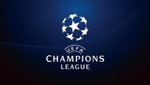 UEFA Champions League, Blue background, Football, 4K wallpaper