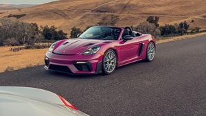Porsche 718 Spyder RS, Weissach Package, 2024, 4K wallpaper