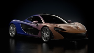 McLaren P1, McLaren NFT Genesis Collection, Supercars, 2022, Dark background, 4K wallpaper