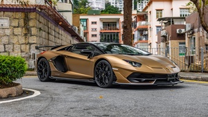 Lamborghini Aventador SVJ Roadster, Sports car, 4K wallpaper