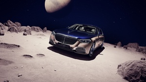 Mercedes-Maybach S-Class, Moon, 2022, 4K wallpaper