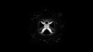 Astronaut, Minimal art, Space artwork, Bored Astronaut, Black background, AMOLED, 4K wallpaper