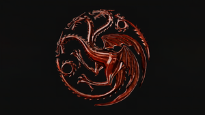 House of the Dragon, HBO series, Black background, TV series, 2022 Series, AMOLED, 4K wallpaper