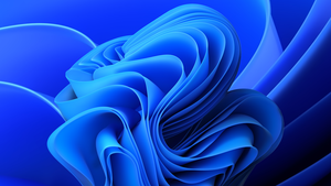 Windows 11, Blue background, Blue aesthetic, 4K wallpaper